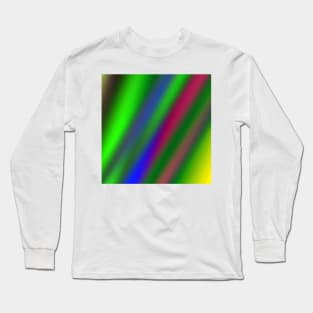 BLUE GREEN PINK YELLOW ABSTRACT TEXTURE Long Sleeve T-Shirt